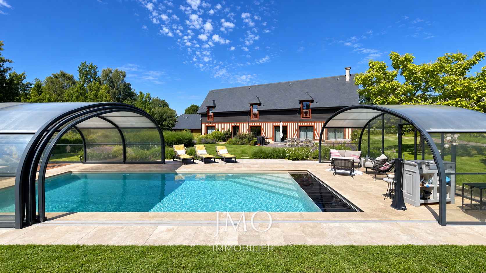 Pont-l’Évêque, maison 220 m² avec piscine sur 3 000 m²